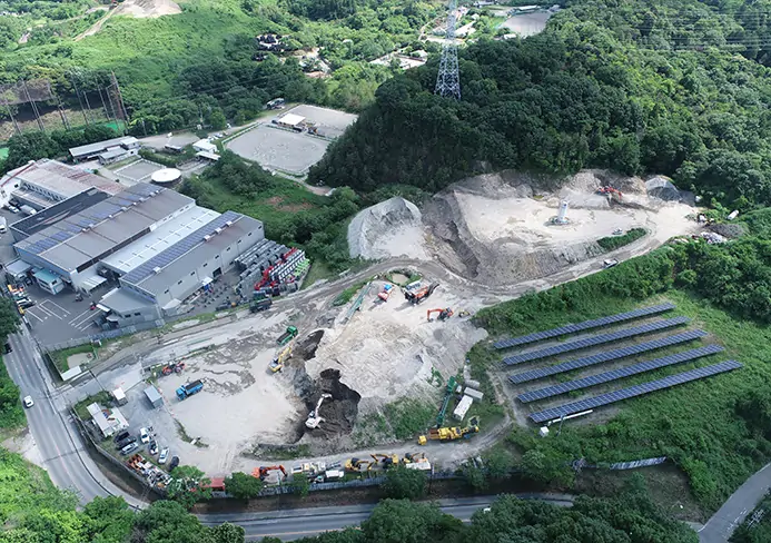 原材料/リサイクル改良土、再生砂（あいくる材認定）
