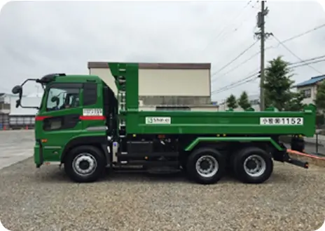 10t平ボディダンプ車