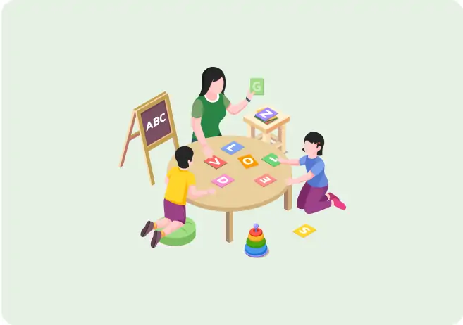 託児所のイラスト
